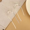 Bow Earrings for Women Gold Silver Bow Dangle Drop Earrings