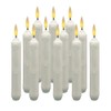 DingTong 12PCS Flameless LED Taper Candles Lights, Battery Operated Candlesticks