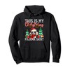 Xmas Family Matching Reindeer Poodle Christmas Costume Pullover Hoodie