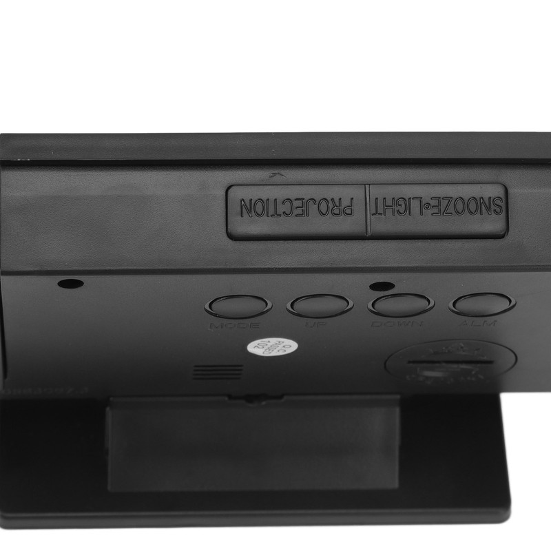Projection Digital Alarm Clock USB Charging Automatic Dimming LED Mirror