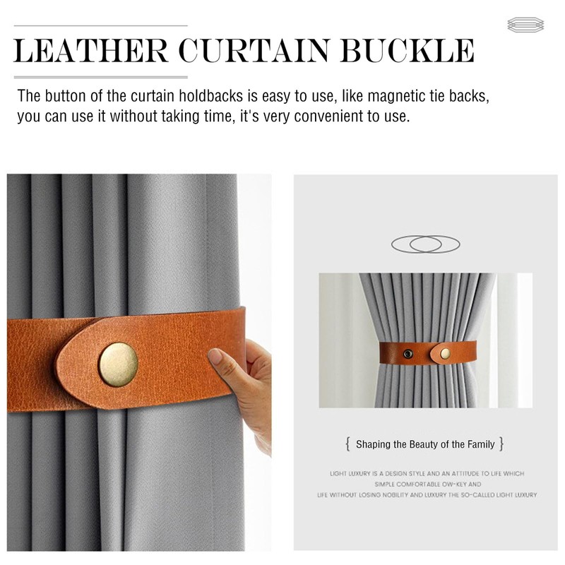 Curtain Tiebacks Holdbacks Rope Tie Hold Backs Back Clips Hooks