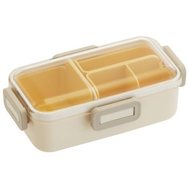 Skater PFLB6S-A Shokado Fluffy Lunch Box with Dome-Shaped Lid, 18.9 fl oz (530 ml), Powder Pastel, Basic, Made in Japan
