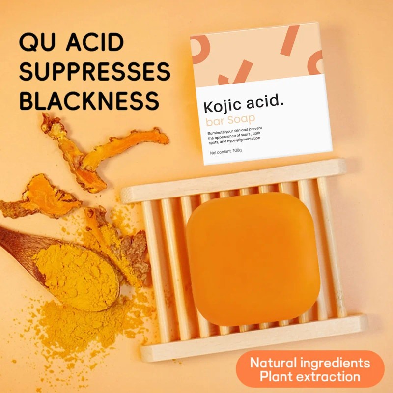 Jabón 3d Con Ácido Kójico Y Cúrcuma Hecho A Mano,