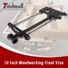 findmall 10 Inch Woodworking Front Vise Cast Iron for Making