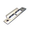 2X Long Strike Plates Brushed Satin for Mortise Latch 114mm