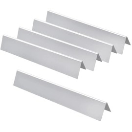 SWDW Flavorizer Bars 24.5" x 2.375" x 2.375", 5 Pack Stainless Steel Grill Burner Covers, Grill Plate Replacement for Genesis 300 Series (Side Mounted Controls) Gas Grill Parts