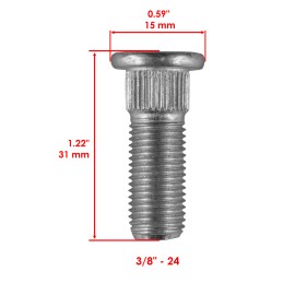 Polaris 8 Front Wheel Hub Stud Bolt For Polaris Xplorer 300 400 400L 1995 1996 1997-2002