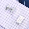 ID Cufflinks with Engraving of Your Desired Stainless Steel in