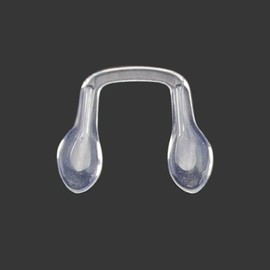 Eyeglass Saddle Bridge Nose Pads Nose Piece Sunglasses Nose Pads Silicone U-Shape Metal Core and Screwdriver for Glass Reading Glasses