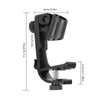 2PCS Drum Microphone Clips ABS Plastic Mic Clamp Adjustable Microphone
