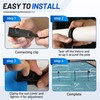 24 Pcs Pool Solar Cover Reel Attachment Kit, Inground Swimming