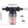 Aimela 3/4''1/2''hose barb filter, sedimentation filter accessories for inlet water