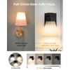 Neporal CARRYGLOW Battery Operated Wall Sconce, Peel and Stick No