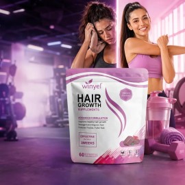Biotina Hair Growth 60 Softgels Fórmula Avanzada Plus