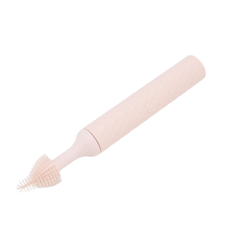 Electric Baby Silicone Nipple Bottle Brush Set Waterproof IP65 Ergonomic