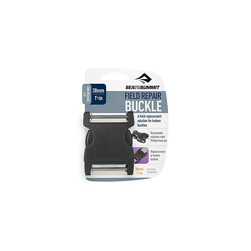 Sea To Summit Unisex's 2 Pin Field Side Release Buckle-Black,