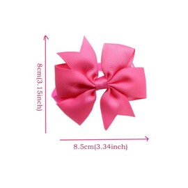 Wepetyo 10pcs Dog Bowties for Puppy,Polka/Solid Dog Neck Bows,Pet Bow Ties Adjustable Bowties for Small/Medium Dog Cat Boys Girs Party Grooming Accessories