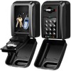ENONEO Large Key Safe with Number Code, Anti-Theft & Administrator