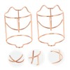 Beavorty 9pcs Cat Ear Makeup Sponge Holders Elegant Hollow Design