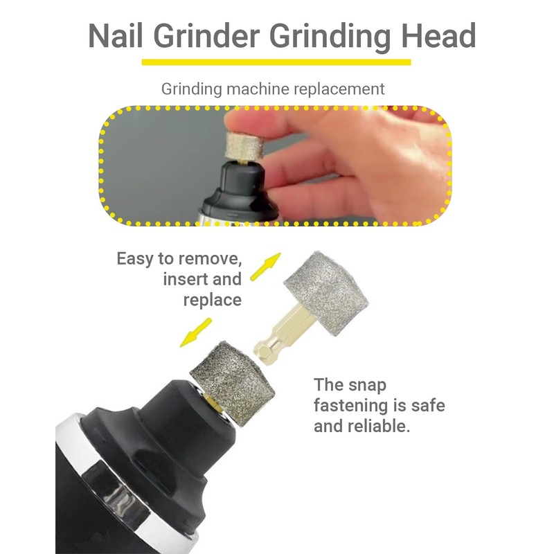 3 Pack Dog Nail Grinder Replacement Head, Pet Nail Grinder