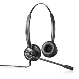 IPN H950 Dual-Ear USB Computer Headset – Great for Working from Home. Works with Zoom, Jabber, Webex, Teams, Slack, Skype, RingCentral, 8x8, and All Other Softphone Brands