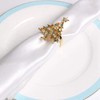 12Pcs Christmas Napkin Button Napkin Ring Napkin Ring Cloth Ring
