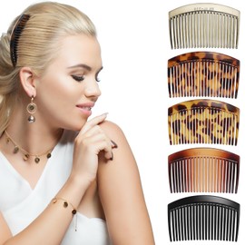 Ymapinc Pack of 5 French Clip On Hair Comb