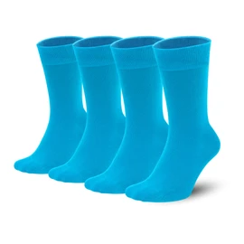 Sakusock - Calcetines coloridos de algodón peinado para hombre, paquete de 4, Azul, 11-14