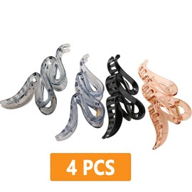 Traziewell Small Hair Clips Women's Hair Clips Small Black Hair Clips Women's Thin Hair Clip Non-Slip Hair Clip Colourful for Women Girls 1415