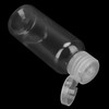 MUKCHAP 50 PCS 50ml Clear Empty Flip Cap Bottles, Refillable
