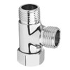 Laroal G1/2 Inch Diverter Valve T-Type Adapter 3-Way T-Type Adapter