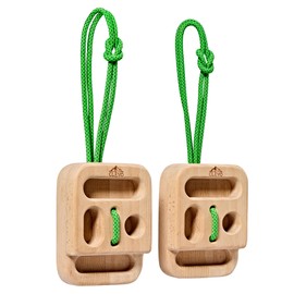 CLEVO - Finger Bloc Mini for Finger Strength Training – Compact Fingerboard for Bouldering & Climbing – Fingerboard Trainer & Wooden Pinch Block Grip – Portable Hangboard & Climbing Board Accessory