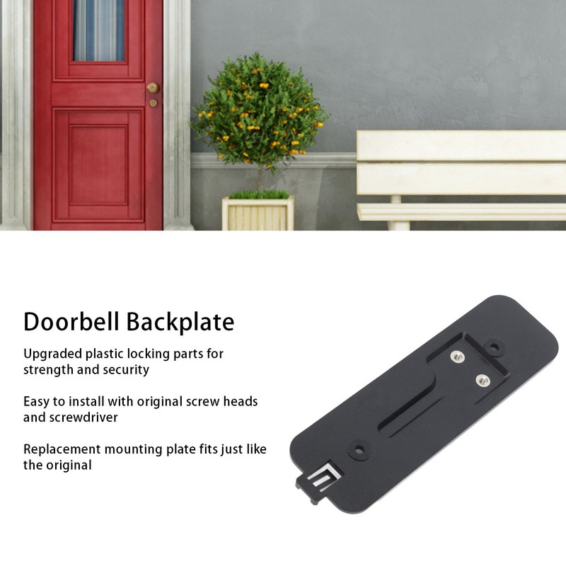 Video Doorbell Backplate Visual Doorbell Back Plate Replacement Part with