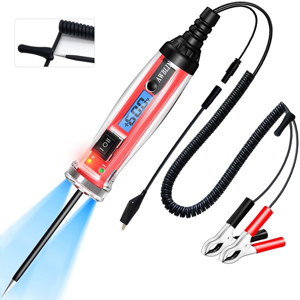 AWBLIN Power Circuit Probe Tester, LCD Digital Automotive Test Light