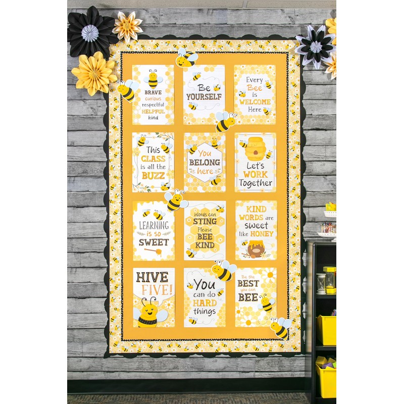 Teacher Created Resources Buzzing Bees Straight Border Trim (TCR6908)
