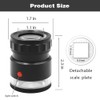 10x Loupe Magnifier Rechargeable Jewelers Loupe with UV and LED