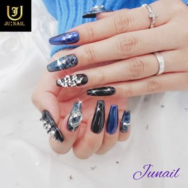 Bluesnake handmade nail tips - Short ballerina / 블루스네이크 수제네일팁 - 숏발레리나