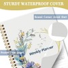 Undated Weekly Planner Notebook, A5 Planner Notebook Daily Diary,Weekly Goals