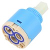 Diameter 35mm Ceramic Faucet Cartridge Replacement, Universal Single Handle Kitchen