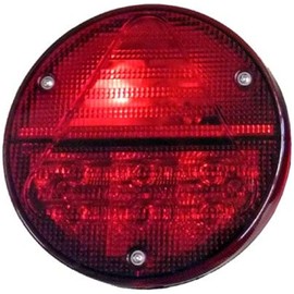 HELLA 2VA 012 497-161 Rearlight - Hybrid - 12V - Lens Colour: Red/Yellow - LED colour: Red - Cable: 250mm - Plug: Amphenol AT - 4-pin connector - right/left