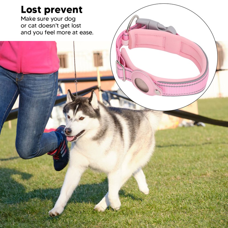 Pet Tracking Collar Locator Training Pet Collar Soft Polyester Adjustable