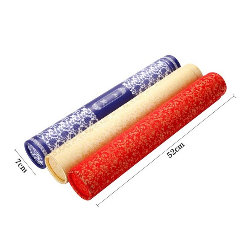 Fancy Pumpkin High-End Scroll Holder Seal Moistureproof Collection Drawing Tube