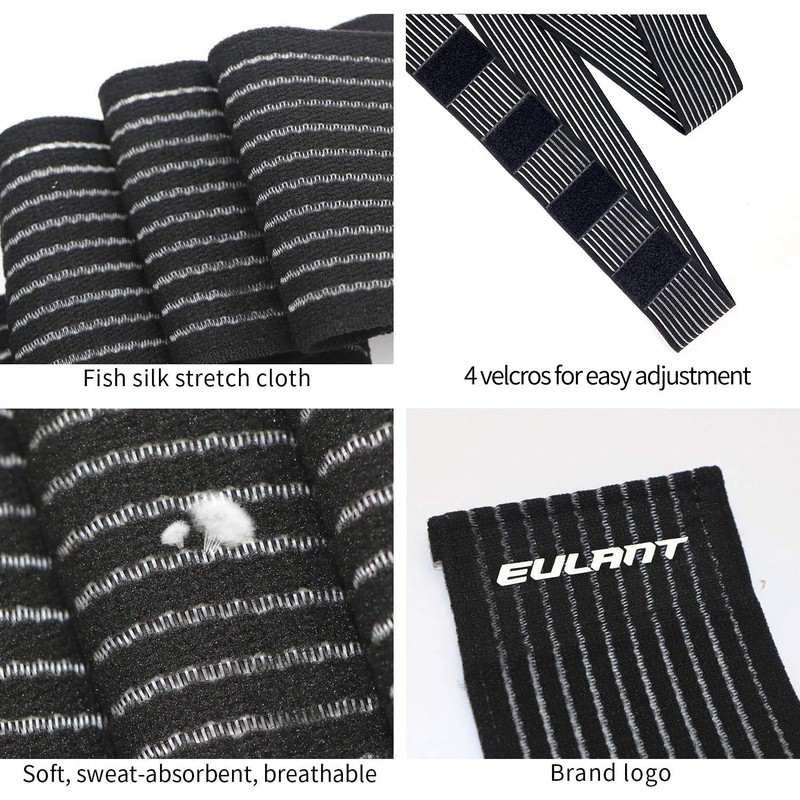 EULANT 2 x Bandage 180 cm, Elastic Bandage / Elbow