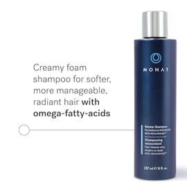 MONAT Renew™ Shampoo con Rejuveniqe® – Shampoo Hidratante con Ácidos Grasos Omega para Cabello Medio a Grueso, Aporta Brillo y una Sensación de Hidratación Profunda – 237 ml