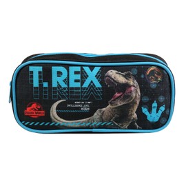 Bagtrotter Jurassic World T-Rex Rectangular School Bag Black
