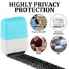 2 Address Blocker Stamp,Confidential Roller Stamp,Identity Theft Protection Roller Stamp,Can