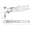 GESIPA Hand blind rivet nut pliers GBM 10 (M6 in
