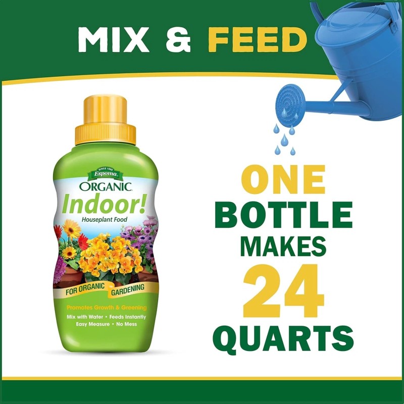 Espoma Organic Plant Food Concentrated Indoor- 8 Ounce - 2