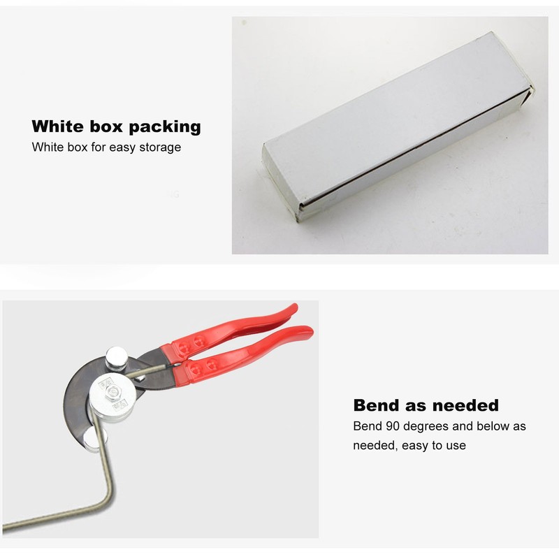 Tube Bending Pliers Manual Brake Lines Bender for 5/16in 3/8in
