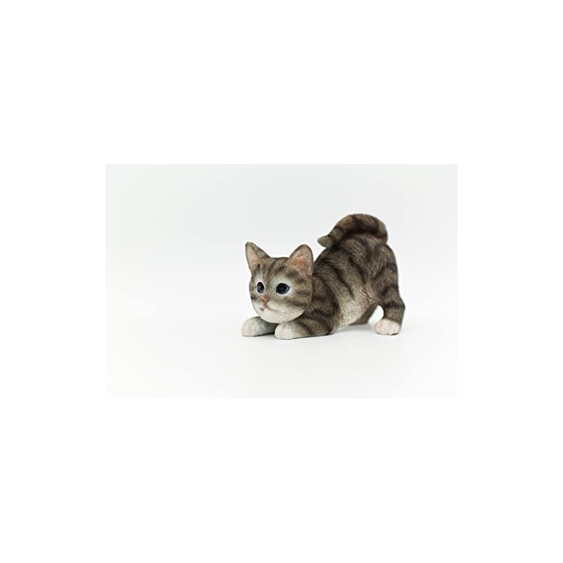 DecoTrend GmbH Decorative Figurine Little Cat Lurking 11.5 x 7